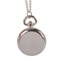 2pcs Alloy Pocket Watch Chain Hand Winding Roman Numerals Simple Design nlan
