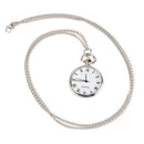 2pcs Alloy Mechanical Pocket Watch Chain Hand Winding Roman Numerals
