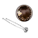 20pcs Wedding Bridal Rhinestone Diamond Crystal U-Shaped Hair Pins Clips Pins