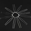 20pcs Wedding Bridal Rhinestone Diamond Crystal U-Shaped Hair Pins Clips Pins