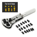 Watch Back Case Opener Screw Wrench Repair Tool Kit Cover Remover Battery X 1set