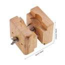 Watch Case Holder Professional Wooden Block Vise Clamp Movement Repair  Tool