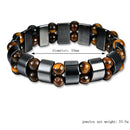 Unisex Black Magnetic Bracelet Hematite Stone Jewelry Fashion for man & woman