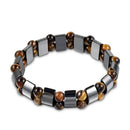 Unisex Black Magnetic Bracelet Hematite Stone Jewelry Fashion for man & woman