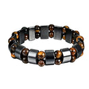 1 pc Unisex Black Magnetic Bracelet Hematite Stone Jewelry for man & woman Hot