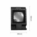 10 X Zinc Alloy Folding Magnifier With Scale For Textile Jewelry Magnifying Hot