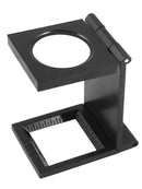 Micro Pocket Foldable 10X Magnifying Magnifier Jewelry Fabric Cloth Scale Loupe