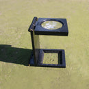 Micro Pocket Foldable 10X Magnifying Magnifier Jewelry Fabric Cloth Scale Loupe
