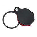 2pcs Folding Magnifier Jewelry 8X Magnifying Glass Loupe Lens Mini 50mm Pocket