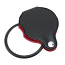 2pcs Pocket 8X Mini Pocket Jewelry Magnifier Magnifying Eye Glass Loupe Lens