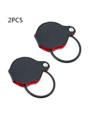 2pcs Folding Magnifier Jewelry 8X Magnifying Glass Loupe Lens Mini 50mm Pocket
