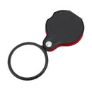 2pcs Pocket 8X Mini Pocket Jewelry Magnifier Magnifying Eye Glass Loupe Lens