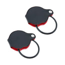 2pcs Folding Magnifier Jewelry 8X Magnifying Glass Loupe Lens Mini 50mm Pocket