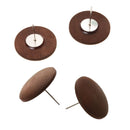 1 Pair Wooden Stud Earrings Ear Gauge Plug Ball Pellet Wood Timber Studs
