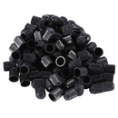 100PCS Black Plastic Auto Car Bike Motorcycle Truck wheel Tire Valve Stem Caps