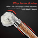 SDS-A23 15 LEDs ABS Temperature Sensor Negative Ions RGB LED Shower Head, Size: 23 x 6.5 x 5.8cm, Interface: 20mm