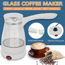 AH-607 500ml Glass Electric Kettle Coffee Maker, UK Plug