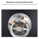 AH-3020S Household Electric Stainless Steel Grinder Coffee Maker, EU Plug