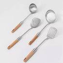 Original Xiaomi Youpin Beech Handle Stainless Steel Frying Spatula