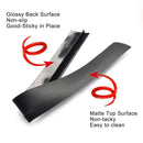 2 PCS 25 inches Gas Stove Slit Strip Antifouling Dustproof Waterproof Kitchen Sealing Strip(Black)