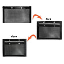Barbecue Heat Resistant Non-stick Grilling Mesh BBQ Baking Bag, Size: 24 x 14cm (Black)