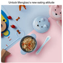 Original Xiaomi Youpin KL18030202 Kalar Baby Glass Supplementary Food Bowl (Blue)