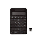 MC-56AG 2 in 1 2.4G USB Numeric Wireless Keyboard & Calculator with LCD Display(Black)