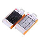SK-51AG 2 in 1 2.4G USB Numeric Wireless Keyboard & Mini Calculator Laptop Desktop PC(White)