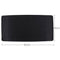 Extended Large Solid Black Color Gaming and Office Keyboard Mouse Pad, Size: 60cm x 30cm