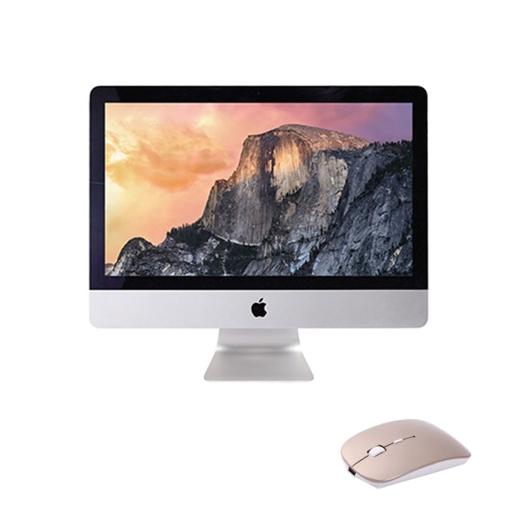 MC-008 Bluetooth 3.0 Battery Charging Wireless Mouse for Laptops and Android System Mobile Phone (Gold)