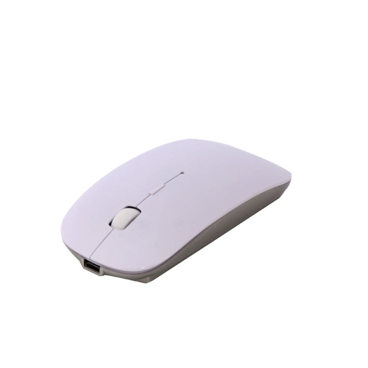 MC-008 Bluetooth 3.0 Battery Charging Wireless Mouse for Laptops and Android System Mobile Phone (White)