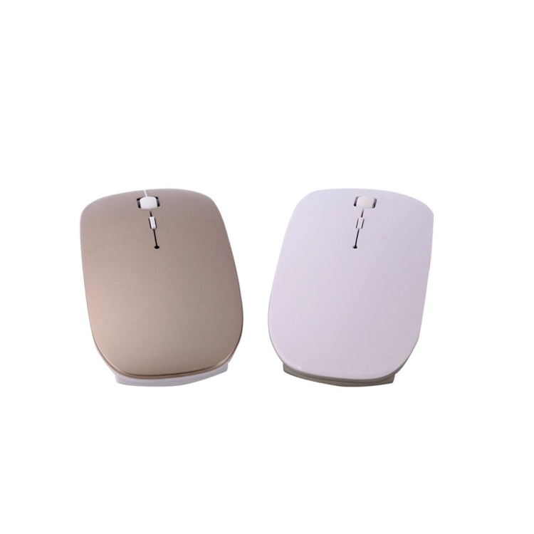MC-008 Bluetooth 3.0 Battery Charging Wireless Mouse for Laptops and Android System Mobile Phone (White)