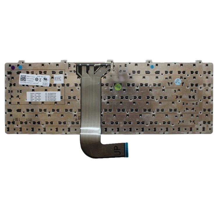 RU Keyboard for DELL Inspiron 14R N4110 M4110 N4050 M4040 N5050 M5050 M5040 N5040 3330 X501LX502L P17S P18 N4120 (Black)