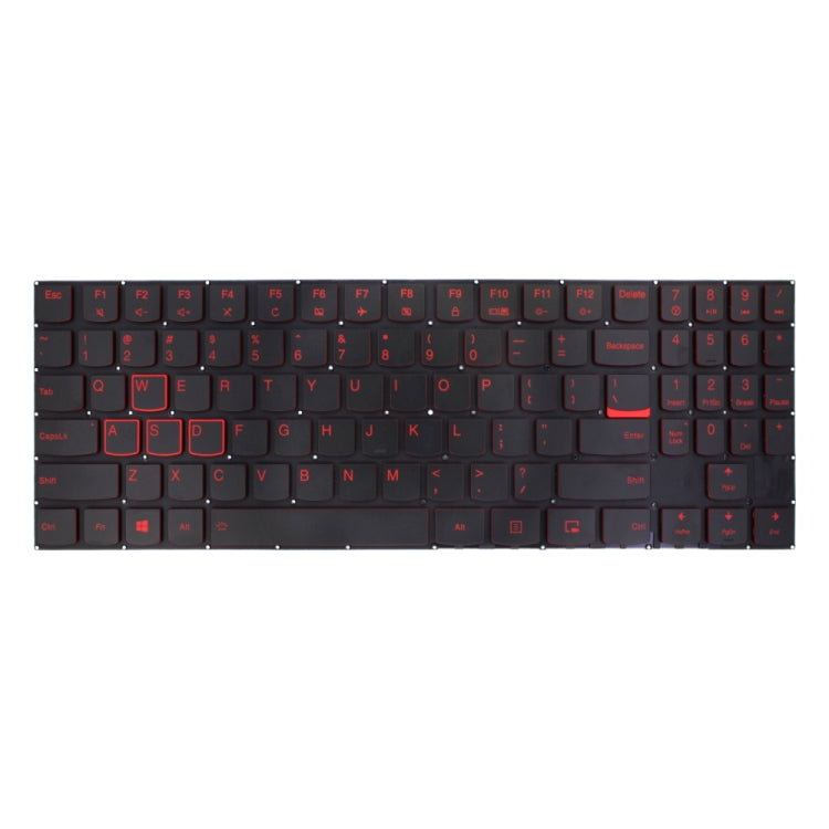 US Keyboard with Backlight for Lenovo Legion Y520 Y520-15IKB Y720 Y720-15IKB R720 R720-15IKB (Black)