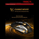 iMICE V6 LED Colorful Light USB 6 Buttons 3200 DPI Wired Optical Gaming Mouse for Computer PC Laptop(Black)