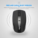 Rocketek W03 2.4GHz Wireless 1600DPI Optical Mouse