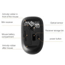 ASUS WT205 2.4GHz Wireless 1200DPI Optical Mouse with Receiver Storage Bin(Black)
