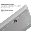 2 PCS Universal Dust-proof Wired Keyboard Cover Case for Apple / Microsoft(Silver Grey)
