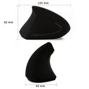 CM0093 Battery Version 2.4GHz Three-button Wireless Optical Mouse Vertical Mouse for Left-hand, Resolution: 1000DPI / 1200DPI / 1600DPI(Black)
