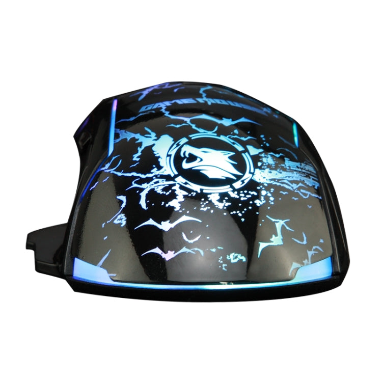 K-RAY M728 Ergonomics Design Game Backlight USB Wired Mouse(Black)