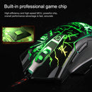 K-RAY M728 Ergonomics Design Game Backlight USB Wired Mouse(Black)