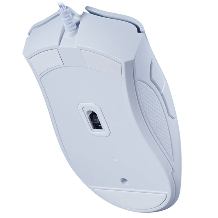 Razer DeathAdder 6400 DPI Optical 5-keys Programmable Wired Mouse, Cable Length: 1.8m (White)