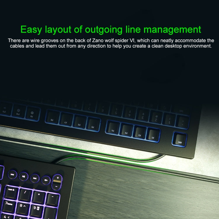 Razer Cynosa Pro 3-color Backlight Gaming Office Keyboard and Mouse Set(Black)