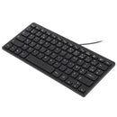 TT-A01 Ultra-thin Design Mini Wired Keyboard, French Version (Black)