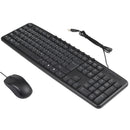 KB-8377 USB Wired Keyboard Mouse Set (Black)