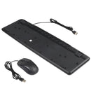 KB-8377 USB Wired Keyboard Mouse Set (Black)
