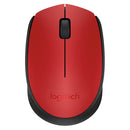 Logitech M170 1000DPI USB Wireless Mouse with 2.4G Receiver (Red)