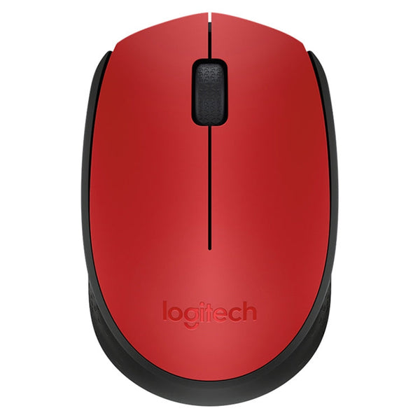 Logitech M170 1000DPI USB Wireless Mouse with 2.4G Receiver (Red)