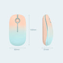 FOETOR i330-Colorful Wireless Mouse(Pink Green)