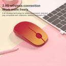 FOETOR i330-Colorful Wireless Mouse(Pink Green)